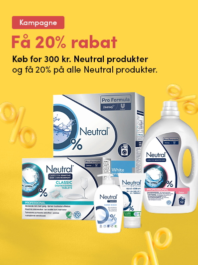 Forside: Neutral 20% rabat kampagne