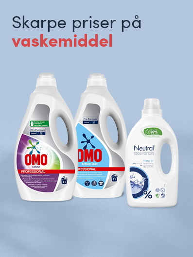 Forside: Vaskemiddel skarpe priser