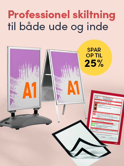Forside: Durable skiltning tilbud
