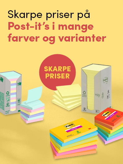 Forside Aug-26: Post Its tilbud