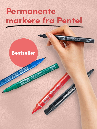Forside Okt-26: Pentel permanente markere