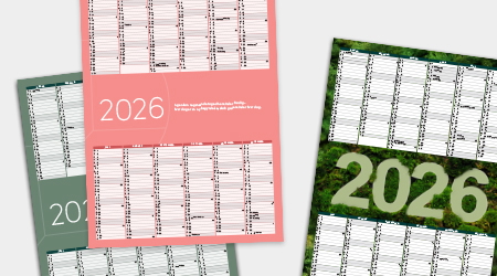 Print selv kalendere 2026