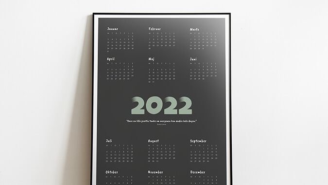 Print selv kalender